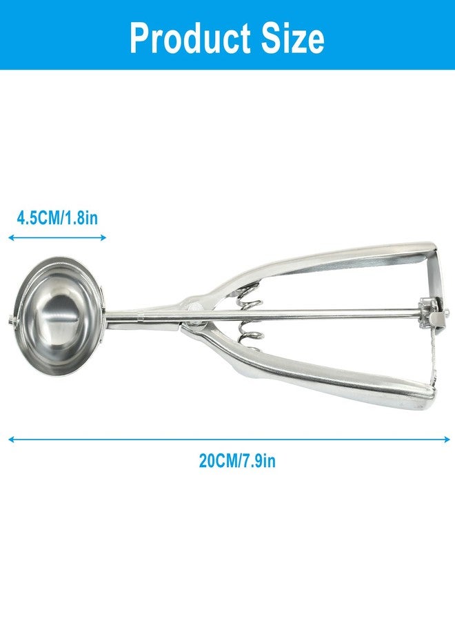 LDEXIN Cookie Scoop 2 Tablespoon, Ice Cream Scoop, 18/8 Stainless Steel, 2 Tbsp/ 30ml / 1 oz Cookie Dough Scoop for Baking, Ice Cream Scooper with Trigger Release(#40) - Image 3